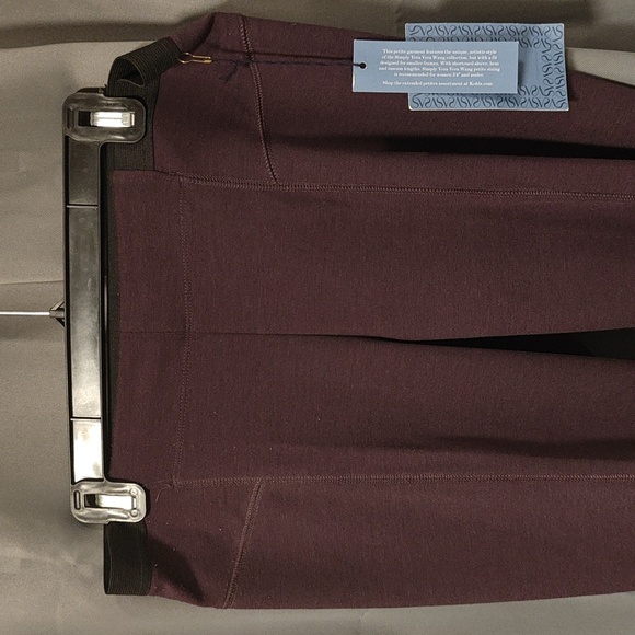 Vera Wang simply Vera Ponte pant plum vision PL SOLD - Picture 2 of 4